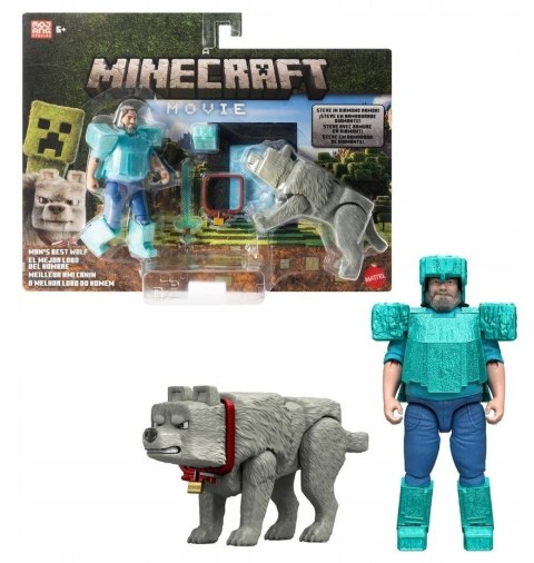 Minecraft Najlepszy przyjaciel wilk Steve