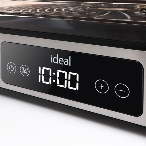 DUŻA SUSZARKA DO GRZYBÓW OWOCÓW WARZYW IDEAL INOX + TERMOOBIEG 400W + TIMER