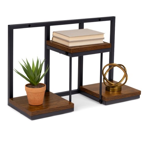 KWIETNIK ŚCIENNY PÓŁKA WISZĄCA NA KWIATY OZDOBY 3 POZIOMY LOFT MODERNHOME