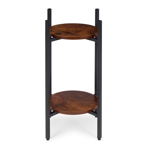 KWIETNIK STOJĄCY STOJAK NA KWIATY OZDOBY 2 POZIOMY LOFT MODERNHOME