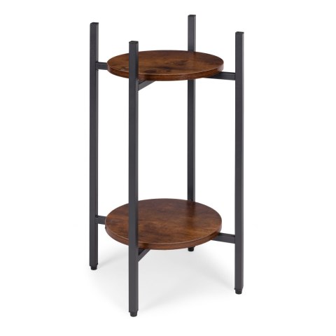 KWIETNIK STOJĄCY STOJAK NA KWIATY OZDOBY 2 POZIOMY LOFT MODERNHOME