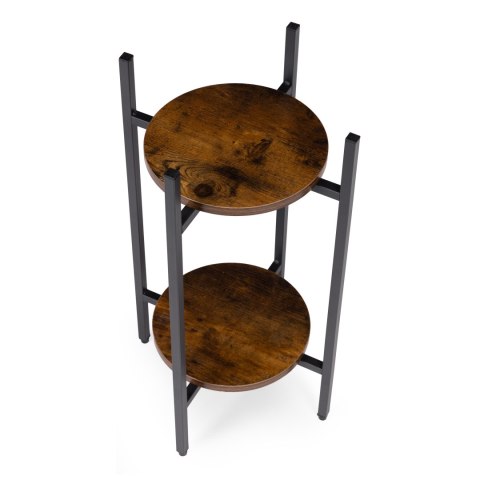 KWIETNIK STOJĄCY STOJAK NA KWIATY OZDOBY 2 POZIOMY LOFT MODERNHOME