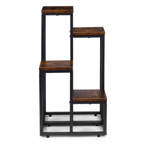 KWIETNIK STOJĄCY STOJAK NA KWIATY OZDOBY 4 PÓŁKI LOFT MODERNHOME