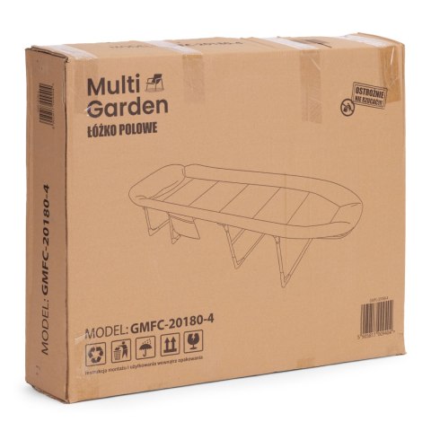 ŁÓŻKO POLOWE TURYSTYCZNE 200X65 CM KANADYJKA LEŻANKA SKŁADANA MULTIGARDEN