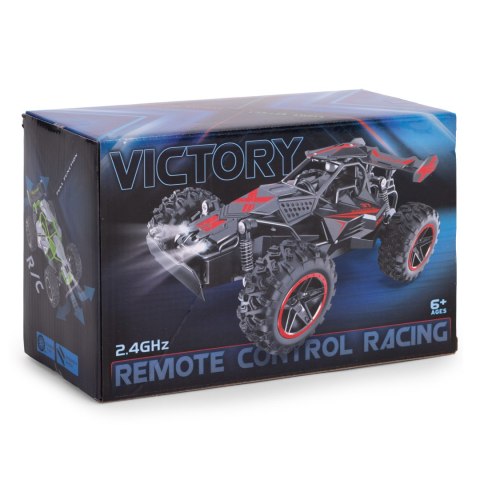 SAMOCHÓD ZDALNIE STEROWANY TERENOWY AUTO RC SKALA 1:18 NAPĘD NA TYŁ AKUMULATOR 3.7V 500MAH