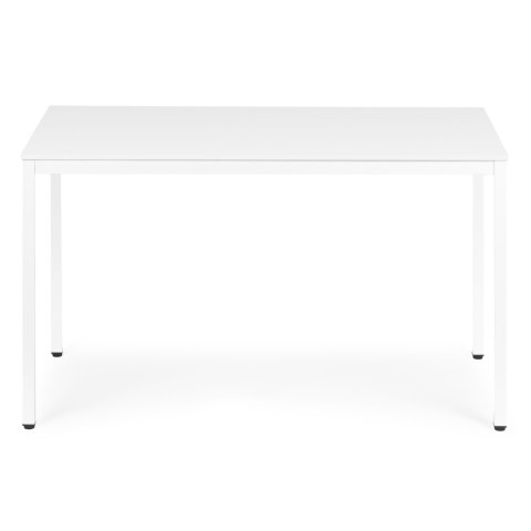 STÓŁ DO KUCHNI JADALNI DLA 4-5 OSÓB BIURKO KOMPUTEROWE 120X60 CM BIAŁY MODERNHOME