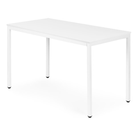 STÓŁ DO KUCHNI JADALNI DLA 4-5 OSÓB BIURKO KOMPUTEROWE 120X60 CM BIAŁY MODERNHOME