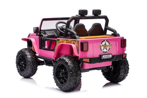 Pojazd Jeep Monster Różowy
