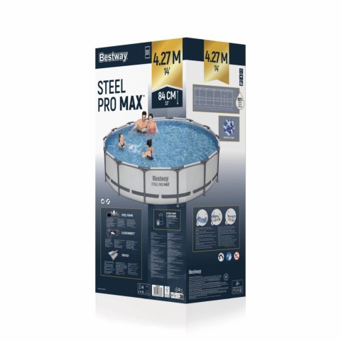 Basen stelażowy Steel Pro MAX 427x84 14FT BESTWAY 3w1 + Pompa + Filtr II