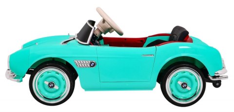 Autko BMW 507 Retro elektryczne dla dzieci Zielony