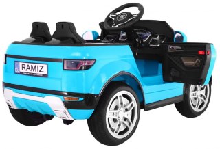 Autko Rapid Racer elektryczne dla dzieci - Niebieski SUV + Pilot