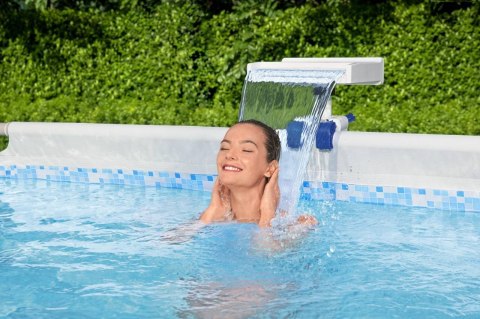 Fontanna wodna z Podświetleniem LED do basenów ogrodowych BESTWAY 8 trybów
