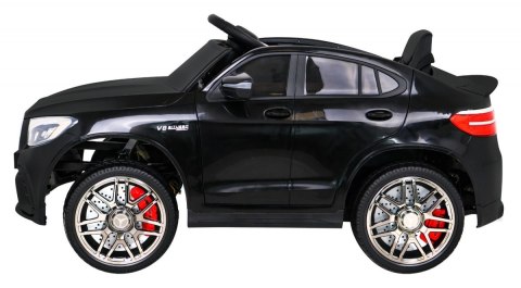 Mercedes Benz GLC63S dla dzieci Czarny Suv + Pilot + Napęd 4x4