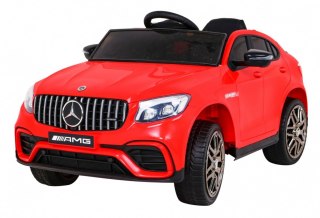 Mercedes Benz GLC63S dla dzieci Czerwony SUV + Pilot