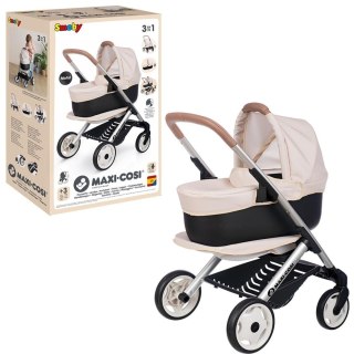 Smoby MC&Q Wózek 3w1 beżowy