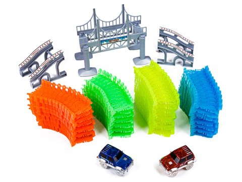 Kolorowy Tor Samochodowy Wyścigowy 360 El 2 Auta