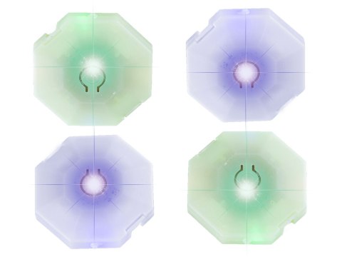 Świecące Klocki Magnetyczne, Tor Kulkowy Dla Kulek 292 Elementy Kulodrom