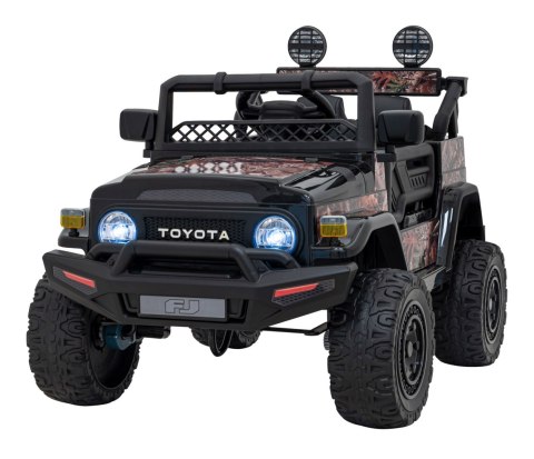 Toyota FJ Cruiser dla dzieci Czarna terenówka + Pilot