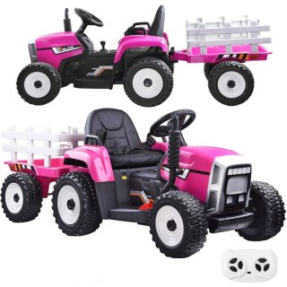 Traktor z przyczepą na akumulator + pilot PA0242