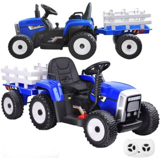 Traktor z przyczepą na akumulator + pilot PA0242