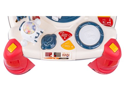 Edukacyjny Interaktywny Stolik Dla Dzieci 2W1 KOSMOS Projektor Czerwony