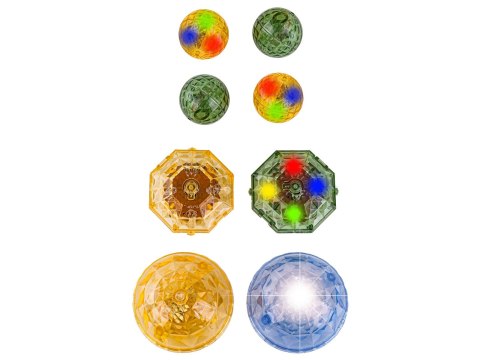 Konstrukcyjne Klocki Magnetyczne Świecące Elementy, Diabelski Młyn 87 El.