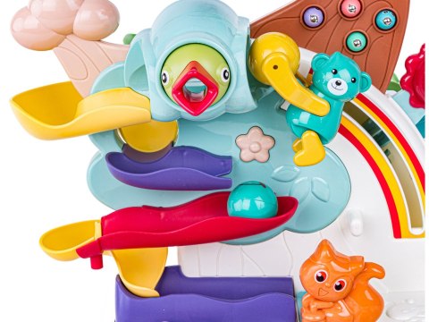 Wielofunkcyjna, Edukacyjna Zabawka Dla Dzieci, Cymbałki, Zjeżdżalnia, Pałąk, Magnetyczny Dzięcioł Interaktywna