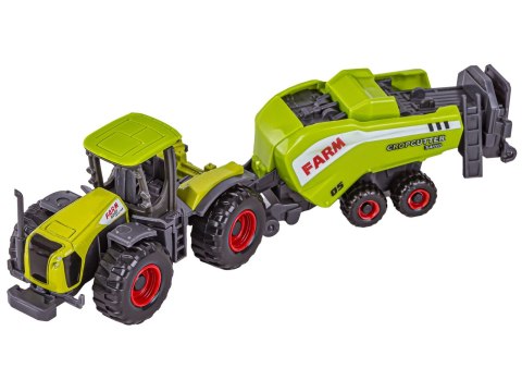 Zestaw Maszyn Rolniczych, Farma, Autka Traktory Resoraki + Akcesoria