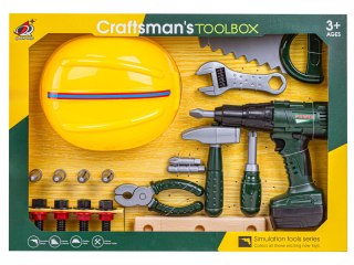 Zestaw Małego Majsterkowicza, Narzędzia, Wkrętarka + Akcesoria