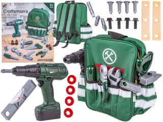 Zestaw Narzędzi Z Plecakiem, Wkrętarka, Narzędzia, Akcesoria Do Majsterkowania