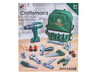 Zestaw Narzędzi Z Plecakiem, Wkrętarka, Narzędzia, Akcesoria Do Majsterkowania