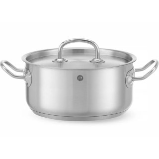 Garnek niski Kitchen Line z pokrywką 2,9 l śr. 200 x 95 h - Hendi 836019