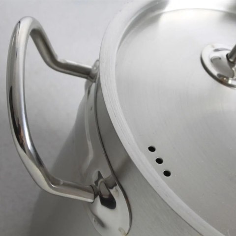 Garnek wysoki Kitchen Line z pokrywką 2,8 l śr. 160 x 140 h - Hendi 837108