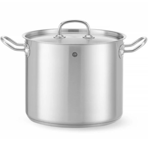 Garnek wysoki Kitchen Line z pokrywką 9 l śr. 240 x 200 h - Hendi 837306