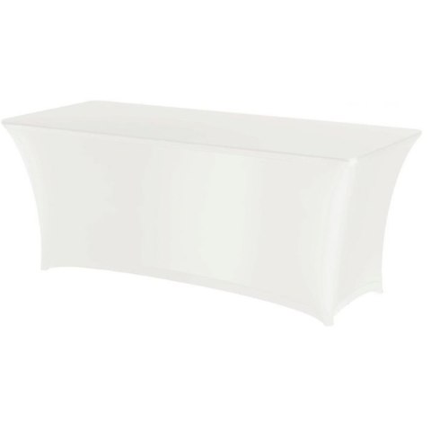 Obrus prostokątny bez prasowania 150x76 cm tkanina Jersey biały - Hendi 814390