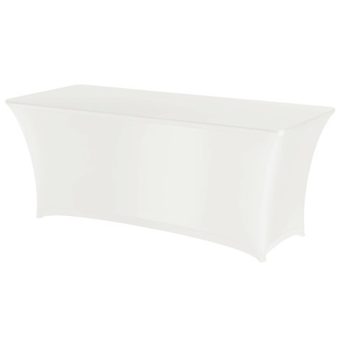 Obrus prostokątny bez prasowania 183x76 cm tkanina Jersey biały - Hendi 814420