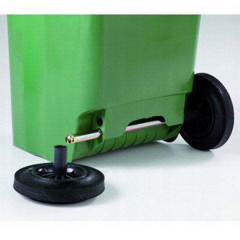 Pojemnik kubeł na odpady i śmieci ATESTY Europlast Austria - zielony 120L