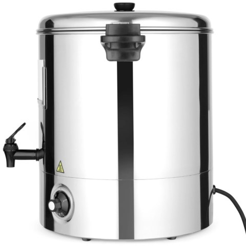 Warnik podgrzewacz do wody grzanego wina stalowy 2200W 28L - Hendi 209905