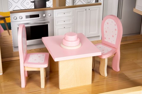 DOMEK DLA LALEK DUŻY DREWNIANY 138 CM REZYDENCJA MAYA 28 EL. ECOTOYS