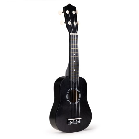 GITARA UKULELE DLA DZIECI DREWNIANA 4 STRUNY NYLONOWE ECOTOYS