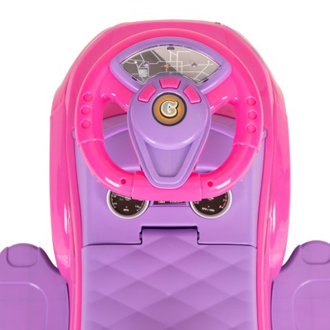 JEŹDZIK CHODZIK PCHACZ 3W1 AUTKO SUPER CAR RÓŻOWY