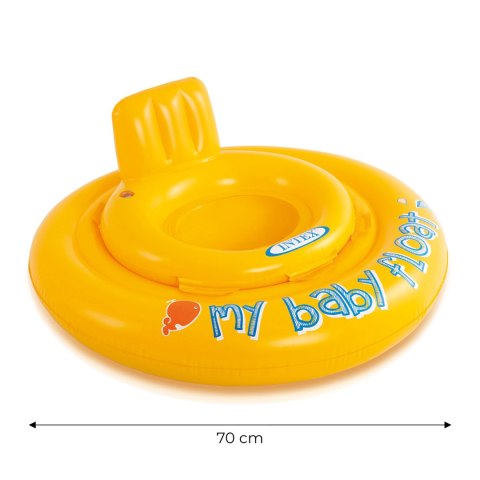 KOŁO DO NAUKI PŁYWANIA FOTELIK OPARCIE INTEX 56585