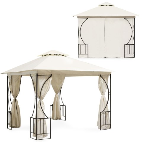 NAMIOT PAWILON OGRODOWY ALTANA 3X3M +4 PEŁNE ŚCIANY MULTIGARDEN