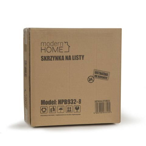 SKRZYNKA POCZTOWA LISTY GAZETY STAL GALWANIZOWANA MODERNHOME