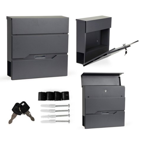 SKRZYNKA POCZTOWA LISTY GAZETY STAL GALWANIZOWANA MODERNHOME