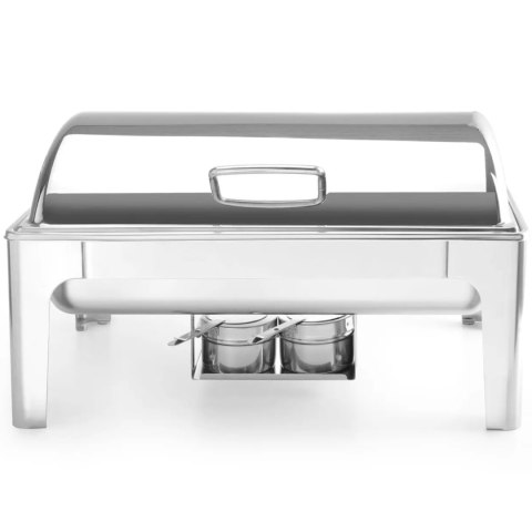 Podgrzewacz do potraw na pastę świeczki stal polerowana GN 1/1