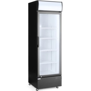 Witryna szafa chłodnicza z podświetlanym panelem reklamowym 360L