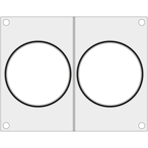 Matryca forma do zgrzewarki Hendi na dwa pojemniki na zupę śr. 115 mm - Hendi 805633