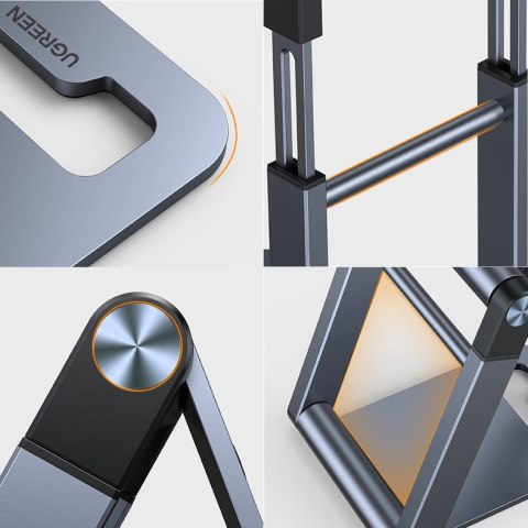 Składana podstawka stojak pod smartfon statyw na telefon szary