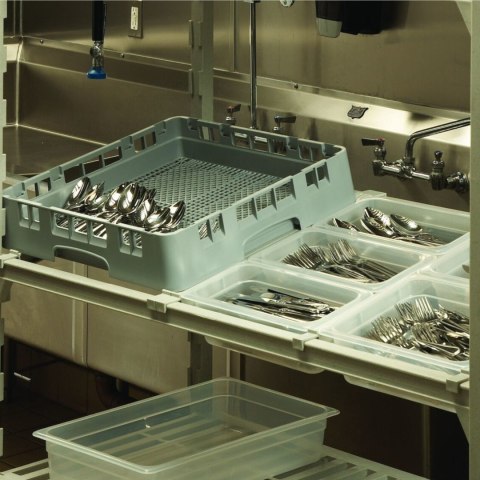 Kosz do zmywarki na sztućce CAMBRO Camrack 50x50cm - szary